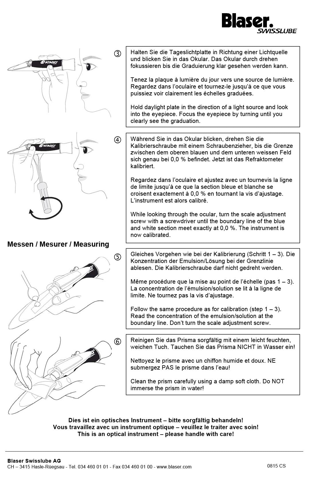 ATAGO MASTER-M 20 Manual Refractometer