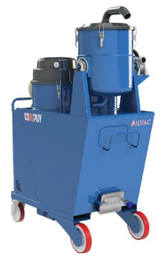 Industrial Vacuum Cleaner for Oil & Metal Chips Recovery