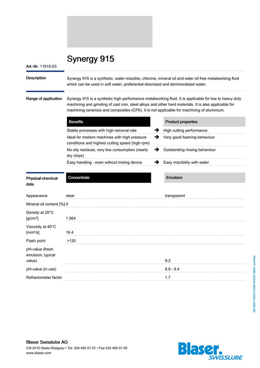 Synergy 915